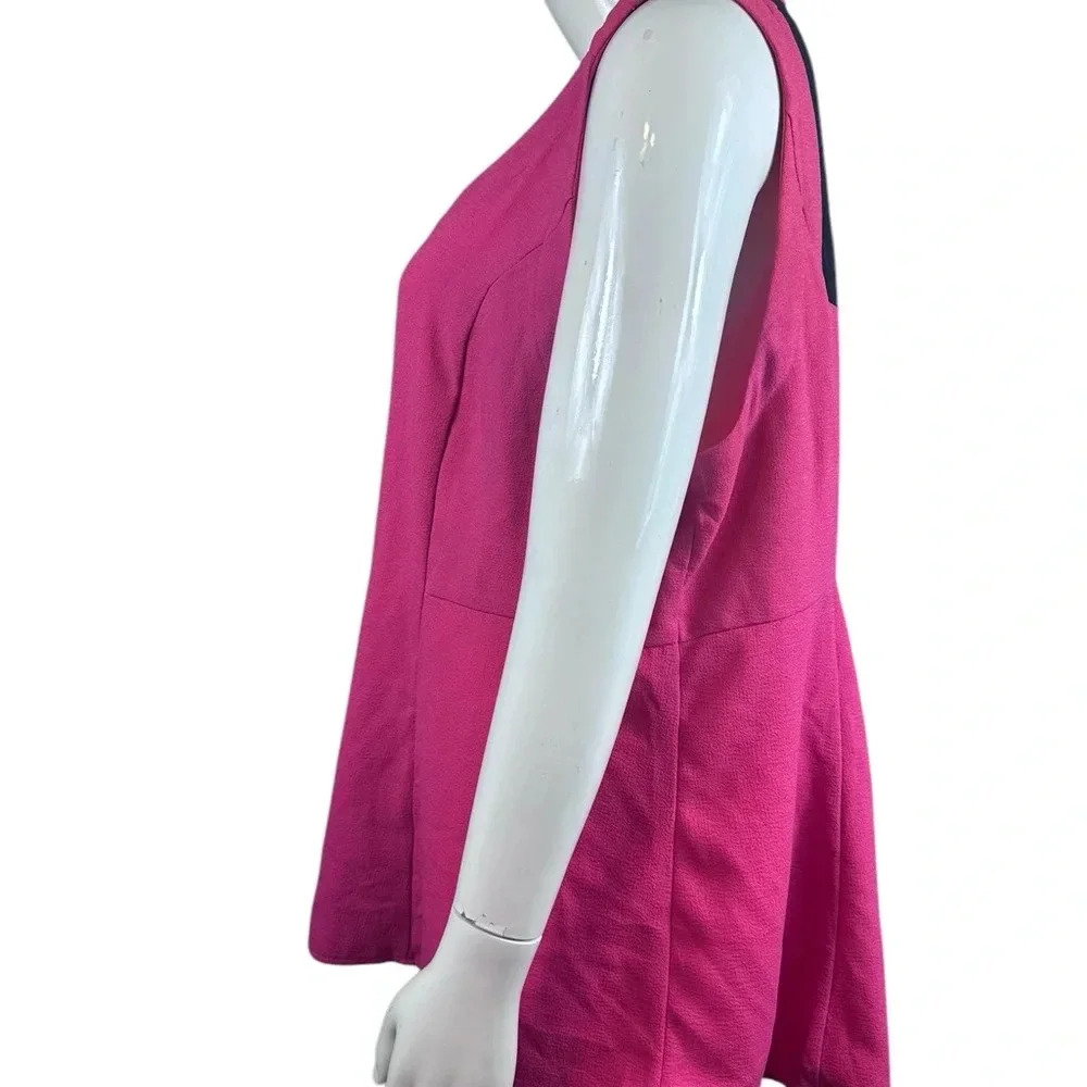 ✅ 3 for $15 ✅ Torrid pink sleeveless top black mesh on the back size 4-4X/26 - Picture 5 of 10